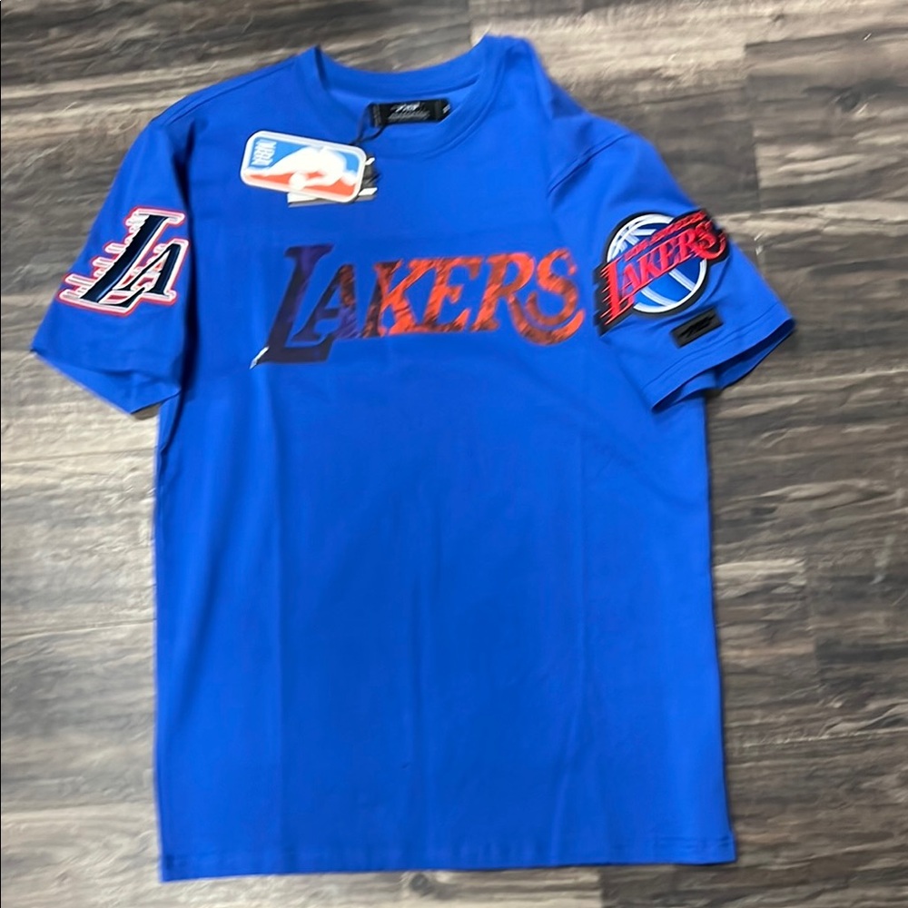 Men’s licensed special edition Blue Lakers Graphic T-Shirt